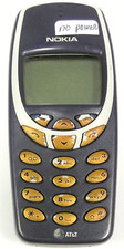 Nokia 3360 - Blue and Gray  AT T  Rare Cellular Phone