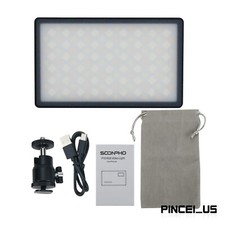 Soonpho P10 RGB Light Panel On-Camera Light Video Light Kit Bi-Color Black