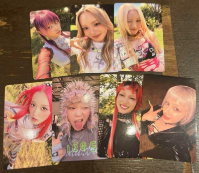 XG 2nd mini album AWE Tower Records POB Official Photo Card