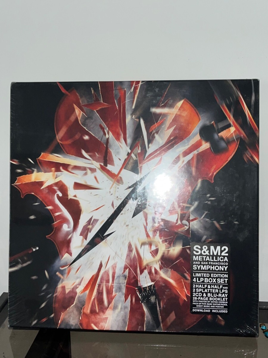 Metallica S&M2 Symphony 4 LP L. Edition boxset CD Blu Ray Metallica S&M2 Symphony 4 LP L. Edition boxset CD Blu Ray