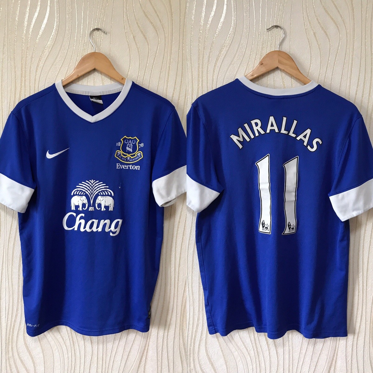 EVERTON 2012 2013 HOME FOOTBALL SHIRT SOCCER JERSEY NIKE 510520