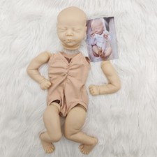 21in Reborn Doll Kit Sleeping Baby Newborn Unfinished Body Parts DIY Gift Toy