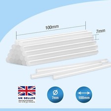 10pcs Hot Glue Sticks 100mm x 7mm  Universal Transparent Glue Stick Hot Glue Gun 0.30 per stick