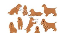 New Cocker Spaniel Brown Dog Vinyl Checkbook Cover