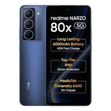 realme NARZO 80x 5G (Ocean 6GB+128GB) Global Version “NO TARIFFS IN USA”