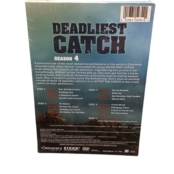 Deadliest Catch - Season 4 (DVD) 2009 - Brand New - Image 2 of 3