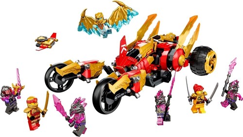 LEGO 71773 Ninjago Kai's Golden Dragon Raider education toy block ninja robot - Picture 8 of 8