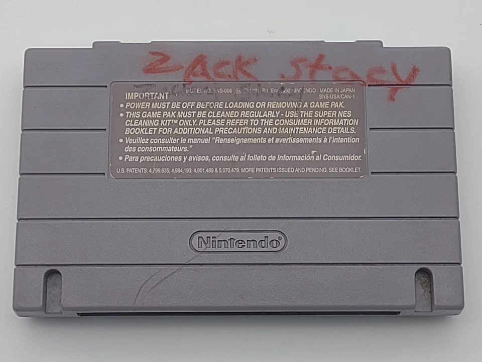 SNES Super Nintendo Super Mario All-Stars Cartridge Manual Universal Case Works - Image 3 of 4