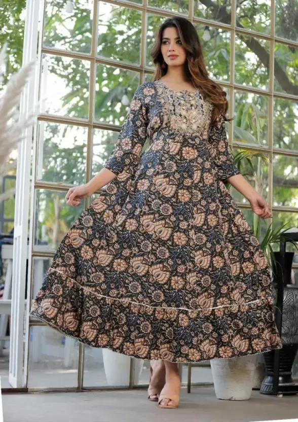 Gown like best sale kurtis