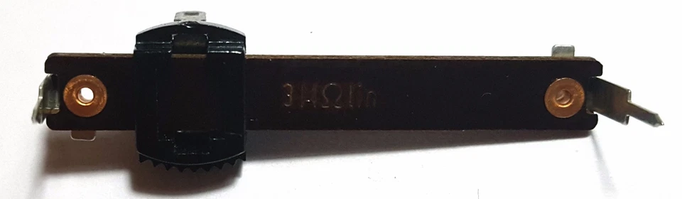 5 Stück Ruwido 3meg Ohm Schiebepotentiometer 1063/9, verwendbar mit Hochspannung - Bild 3 von 4