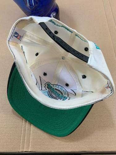 Rare Vintage Shark Tooth Logo Athletic IHL Las Vegas Thunder Hockey Snapback Hat - Picture 9 of 11