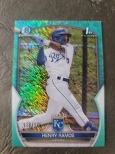 2023 Bowman Chrome🔥Henry Ramos🔥1st Aqua Shimmer Refractor /125