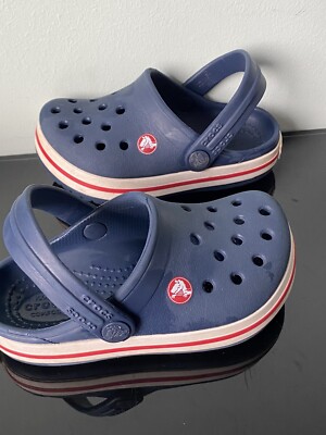 Crocs Kinder marineblau Bayaband Clog Größe 6 Kleinkind Alter 1-2 Größe 6 UK