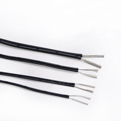 2-Core UL2468 Flexible Parallel PVC Cable Stranded Copper Wire Black & White