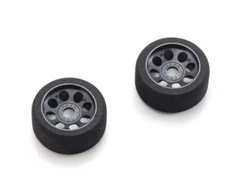 Kyosho EFTH001BK Pre-Shaped Front Tire H38ﾟ (2pcs/BLACK/FANTOM EP)