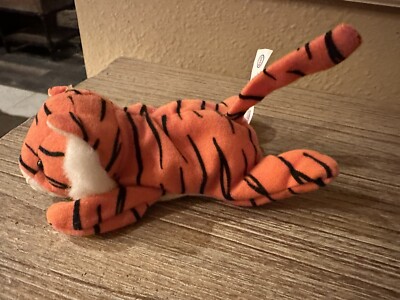 【激レア】エッソタイガー ぬいぐるみバック 非売品 esso石油 Exxon Esso Tiger 7 Inch Plush Stuffed Animal Advertising Promo