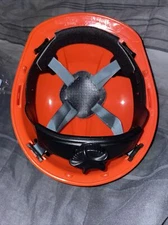 Safety HARD HAT  By North ADJUSTABLE RATCHET SUSPENSION Size  52-60 CM