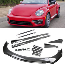 Carbon Fiber Front Bumper Lip Spoiler Splitters Body Kit For Vw Beetle A5