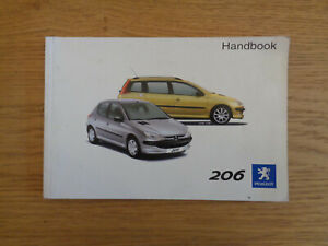 Peugeot 206 Owners Handbook/Manual 02-04 | eBay