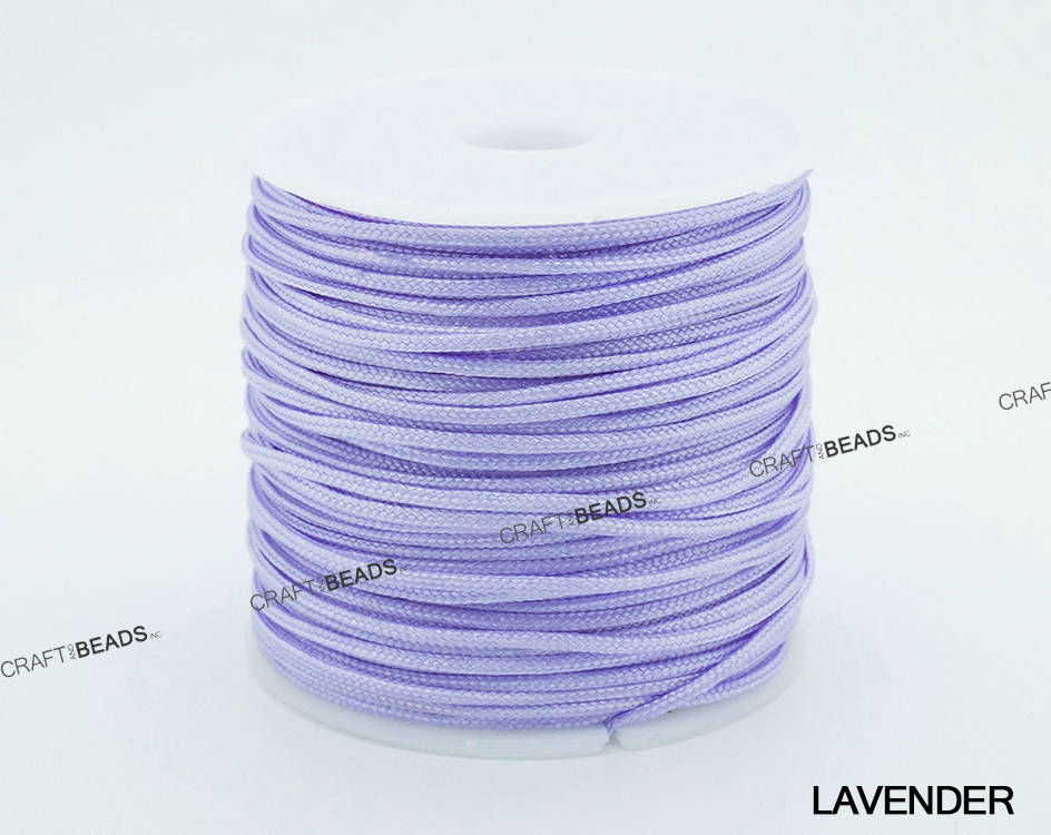 1mm & 1.5mm Chinese Knot Nylon Macrame Cord For Shamballa Bracelets & Beading - Choose Your Color 3 thumbnail image
