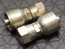 Lot of (2) EATON AEROQUIP 1AA8FJ6 TTC Crimp Fitting -NOS