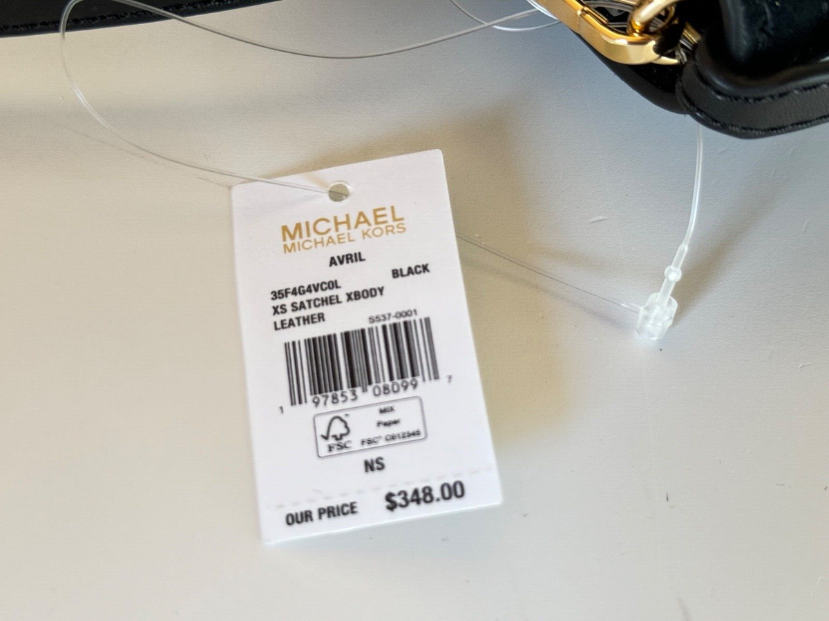 Michael Kors Avril XS MINI Satchel Shoulder Crossbody Bag Black | eBay