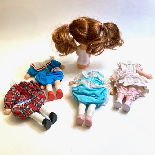 Vintage Playskool Sweetie Pops Lot Doll Clothes 4 Outfits! 1986 Hong Kong - Picture 4 of 11