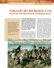 Schlacht bei Hochkirch 1758 - Quittung für Preussische Überheblichkeit Infokarte
