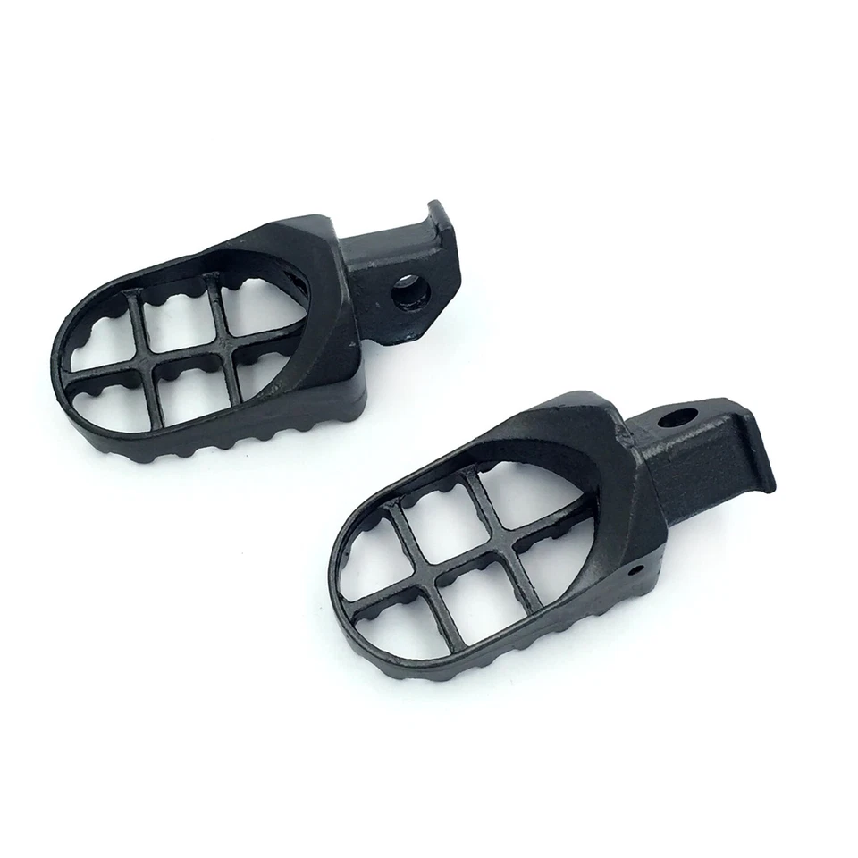 Gunmetal Black Motocross MX Steel Foot Peg For Suzuki RM RM85 RM85L DR-Z125L DR- - Image 2 of 4