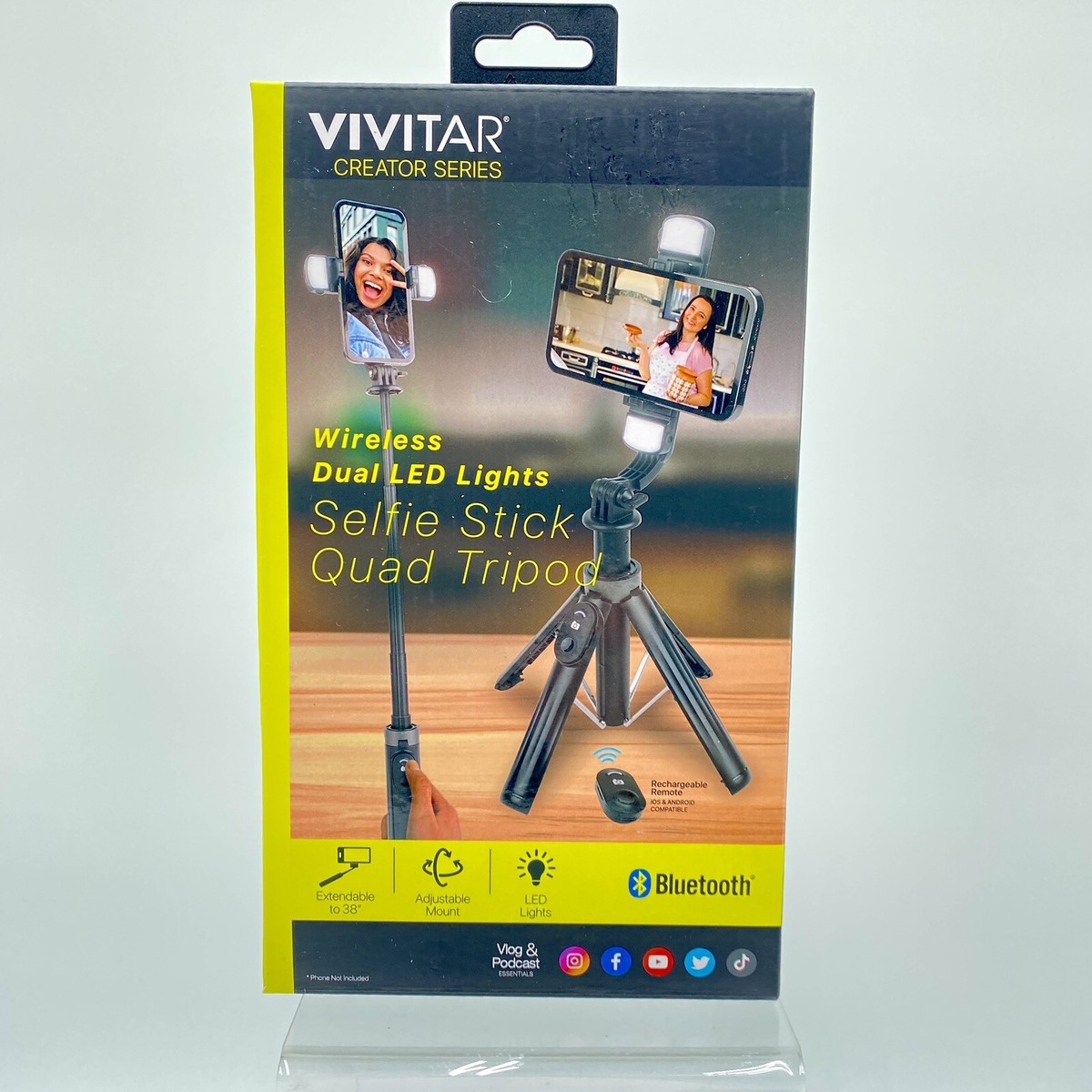 Flipkart Selfie Stick Integrated Tripod K07 Selfie Tripod Vivitar