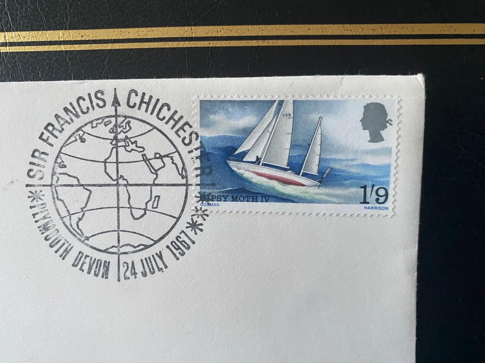1967 Gypsy Moth IV Francis Chichester K.Tovey FDC w/ Plymouth SHS, Clean & VGC - Image 2 of 3