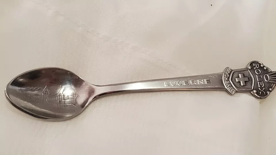 Rolex Lucerne Bucherer of Switzerland CB Vintage Collectable Spoon