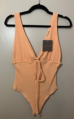 Le Lis Collection Sherbert Orange Bodysuit