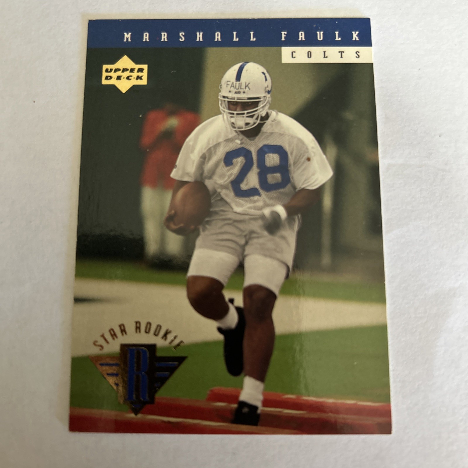 1994 Upper Deck #7 Marshall Faulk Rookie RC Indianapolis Colts Rams HOF