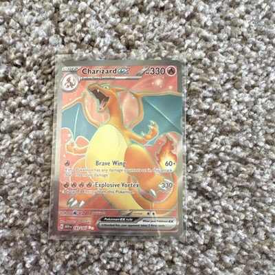 ポケモンカード リザードン eカード キラ 渦巻ホロ Charizard 151 Pokémon Charizard ex Holo Stage 2 Card Scarlet & Violet 151 330 HP