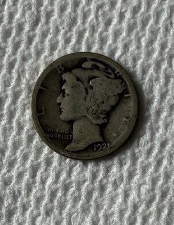 1921 D Mercury Dime Good Condition or better! See picture! Key Date!