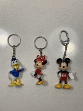 Disney Character Key Chains / Key Rings Set of 3 - Brand New