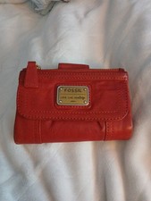 Beautiful Fossil Live Long Vintage Trifold Wallet Used Great Condition