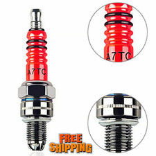 Racing 3 Electrode 10mm Spark Plug A7TC Fits For GY6 50CC 110CC 125CC 150CC ATV