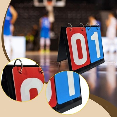 Multi Sports Scoreboard Flip Scoreboard 2 Digit Manual Scorekeeper Tabletop