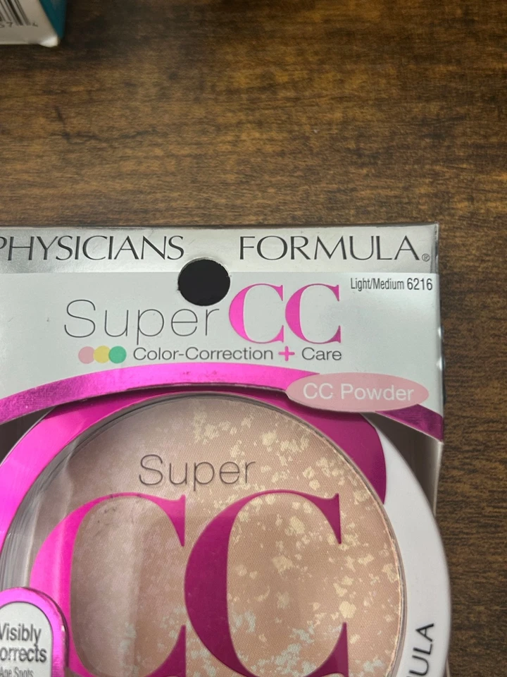 Physicians Formula Super CC Pressed Powder - Light + Medium 6216 - Rare HTF - Image 3 of 3