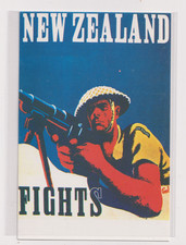 MILITARY POSTCARD. AS 1941 " NEW ZEALAND COMBAT "