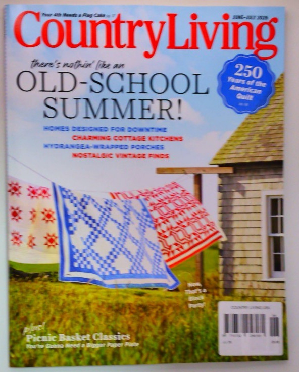 Country Living USA magazine June/July 2026 Nothin' Like an Old-School Summer