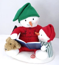 Hallmark 2019 Jingle Pals Storytime Snowman Plush Sound Motion NWT See Video