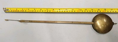 LANGE ANTIKE ENGLISCHE FUSEE WANDUHR PENDEL. KONVOLUT 1.