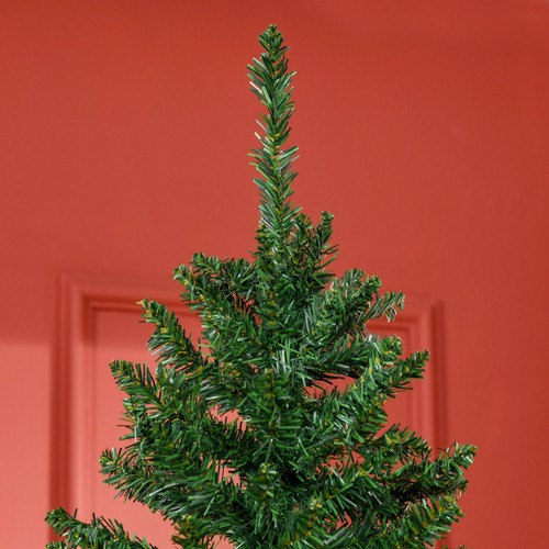 Slim Christmas Tree with Stand, Pencil Tree, 7' Artificial Fir, Green, Used - Picture 10 of 11