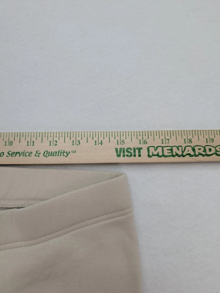 Leggings forrados de vellón Old Navy para mujer talla L beige elásticos cálidos acogedores Foto 4 de 4