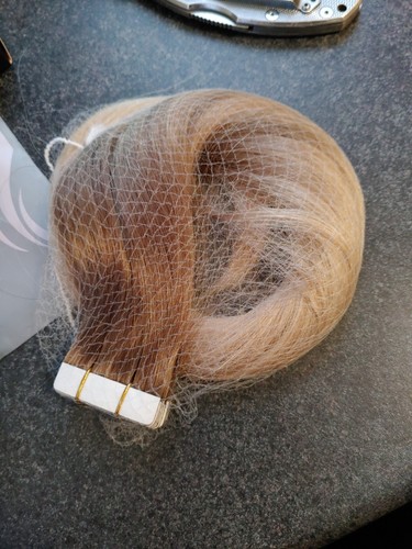LaaVoo Tape in Extensions Echthaar Blond Tape in Extensions Ombre Blond 20 Stück - Bild 3 von 3