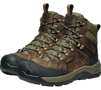 NIB KEEN Revel IV High Polar Boots Men's 8 40.5 Waterproof Mid Polar Bison $190