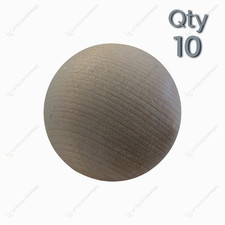 Wooden Balls 1-3/4  Pack of 10   Birch Unfinished Round Spheres for Crafts  DIY